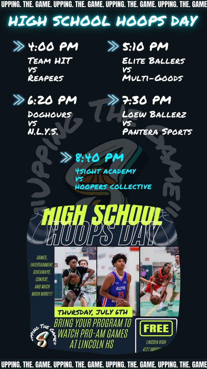 Swish Pro-Am League (@swishproam) on Twitter photo High School Hoops Night‼️‼️
Games start at 4PM at Lincoln HS - 4777 Imperial Ave.
Bring your team to catch some games and enjoy a fun night at Swish‼️‼️<a href="/FullTimeHoops1/">Aaron Burgin</a> High School Hoops Night‼️‼️
Games start at 4PM at Lincoln HS - 4777 Imperial Ave.
Bring your team to catch some games and enjoy a fun night at Swish‼️‼️<a href="/FullTimeHoops1/">Aaron Burgin</a>