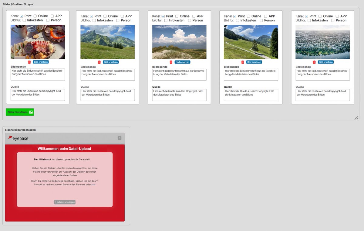 eyebase_com's tweet photo. Neue Integration: RED-IO Redaktionssystem und eyebase DAM vereinfachen Artikel-, Bild- und Medienhandling für kleine und mittlere Redaktionen, optimieren Workflows, steigern Produktivität. #DigitalAssetManagement #Redaktion #Bilddatenbank https://t.co/XoEM2eJrYK https://t.co/uvwQlYPn3g