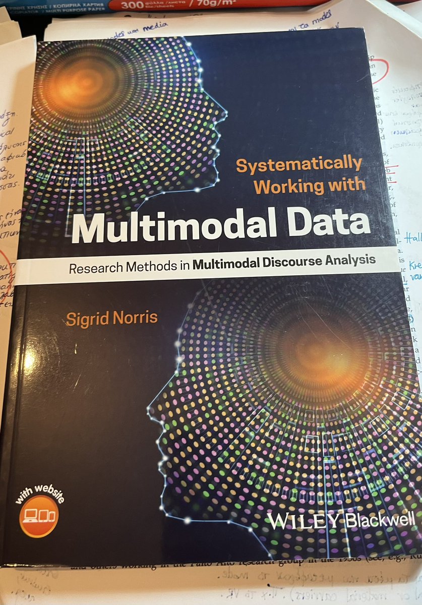 One of the most useful books I’ve read. A must-read for #PhDstudents working with multimodal data. 
#phdlife#multimodality#multimodalanalysis