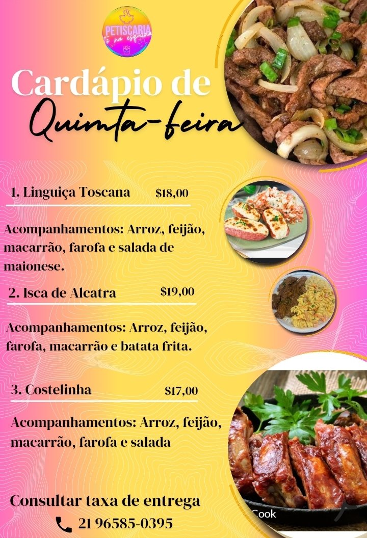 Ainda dá tempo de fazer seu pedido e provar nossa comida maravilhosa.. 😊
wa.me/message/3URJJL…