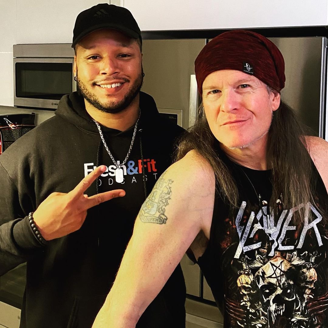 aaroncpogson1's tweet photo. Shoutout to The Godfather of the RP .... helping countless guys across the word had the pleasure of having him on this week with our shows.... here’s to a great week #rollotomassi #rationalmale #freshfitmiami #podcast #miami https://t.co/Tc4hSciKlY