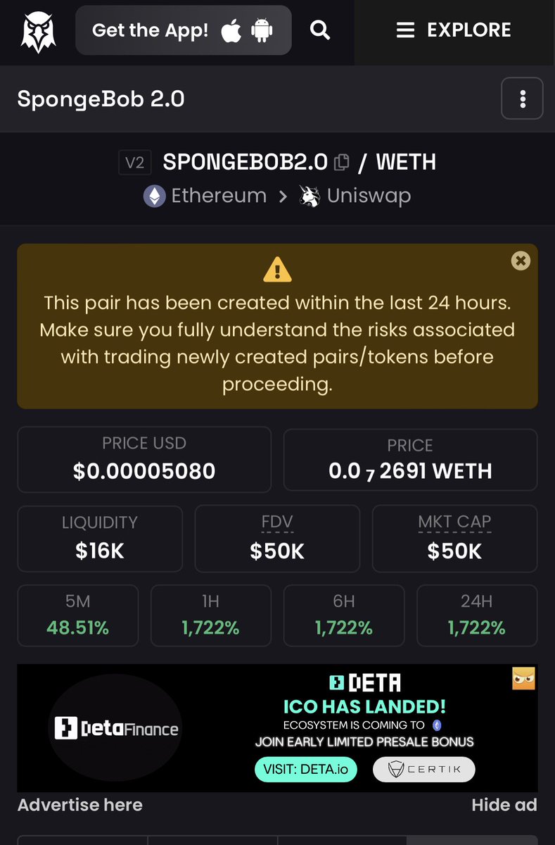 CryptoLord100x's tweet photo. #SPONGEBOB2 2x π₯π₯π₯!
Bear market or bull market , my community always prints with me π!
- Saw good wallets aped here and i think next stop 100k π!
https://t.co/TOUh1I3xsM
My TG: https://t.co/t6NDiVEphV https://t.co/ODItDbV9TZ