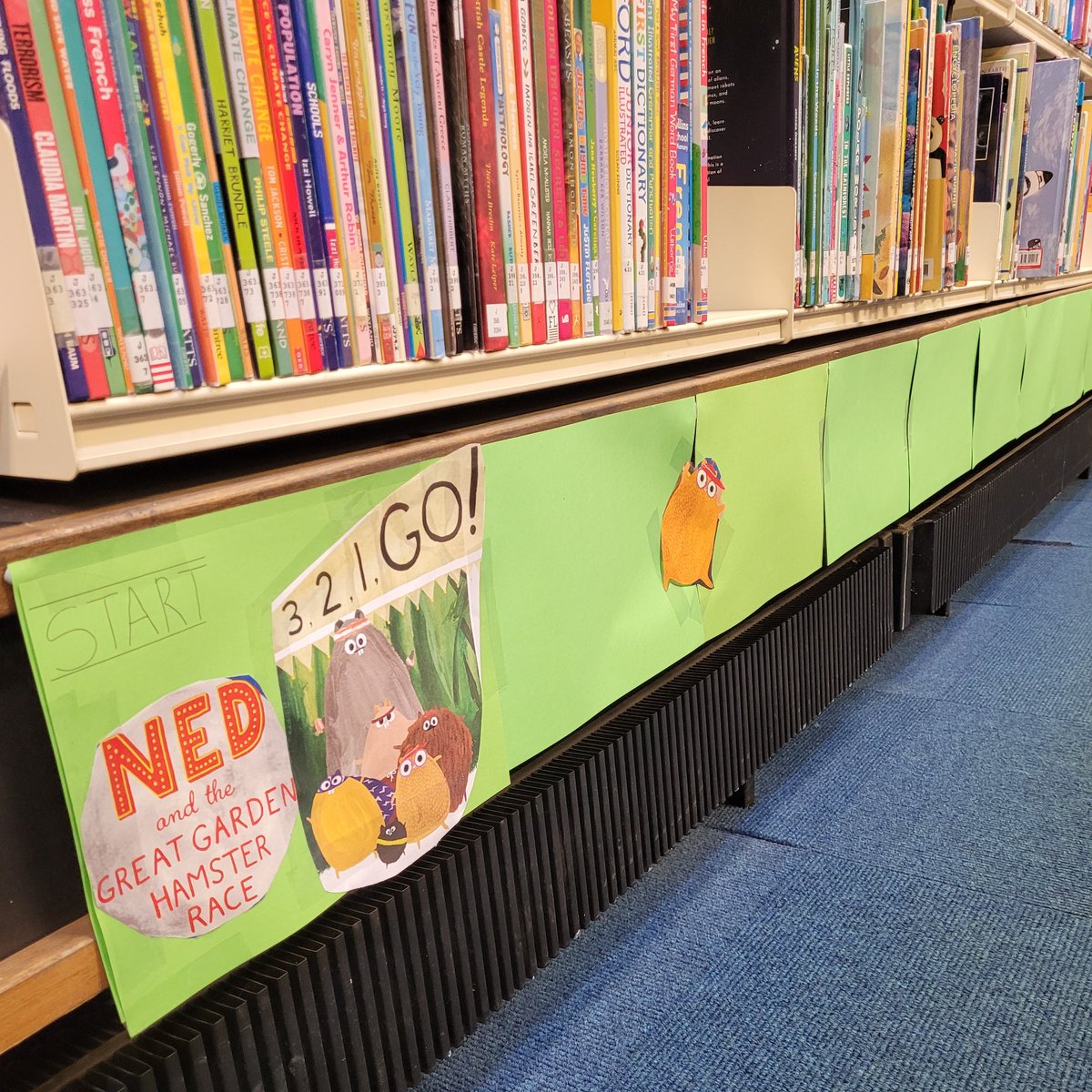 LibFalkirk's tweet photo. Children who are starting Primary 1 in Bo’ness in August 2023 can pop into Bo’ness Library and make their very own hamster! 

There are activities based on the Bo’ness clusters special transition to P1 story, Ned and the Great Garden Hamster Race.
@BorrowstounELCC @MrsThomson_KPS https://t.co/6j2EsXdMzM
