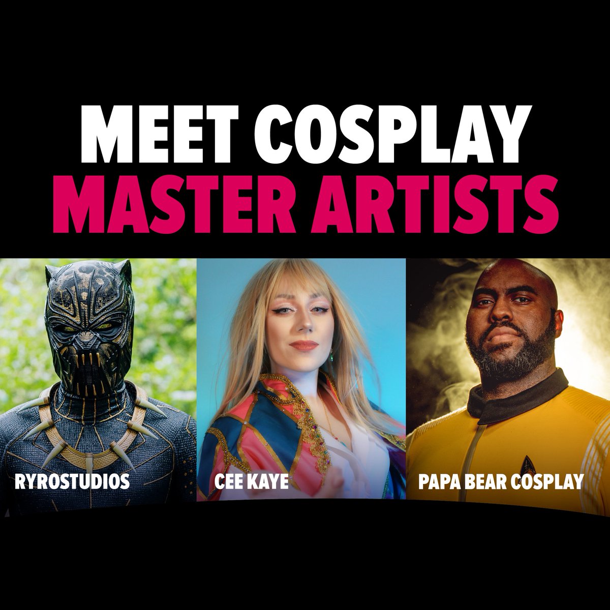 fanexpochicago's tweet photo. We're here for all things Cosplay at FAN EXPO Chicago. Get ready to meet local cosplayers, like Papa Bear Cosplay and @ceekayecosplays, and compete in our cosplay competitions. Get your show tickets HERE: https://t.co/YdYbQxF7uf https://t.co/WQPREgPh05