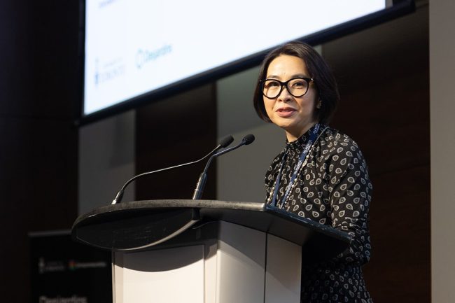 Eva Lau, <a href="/uoftmie/">uoftmie</a> alumna and <a href="/twosmallfishvc/">Two Small Fish Ventures</a> co-founder, says universities are key to Toronto’s growth in tech sector #UofTEngineering: uofteng.ca/g9J5vP