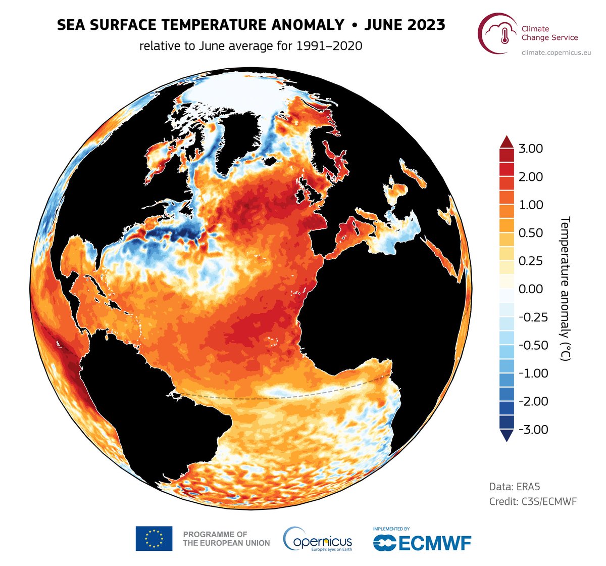 The world just had the hottest June on record, with unprecedented sea surface temperatures and record-low Antarctic sea ice extent, according to a new report. #StateOfClimate

🔗 bit.ly/3ri2WhS