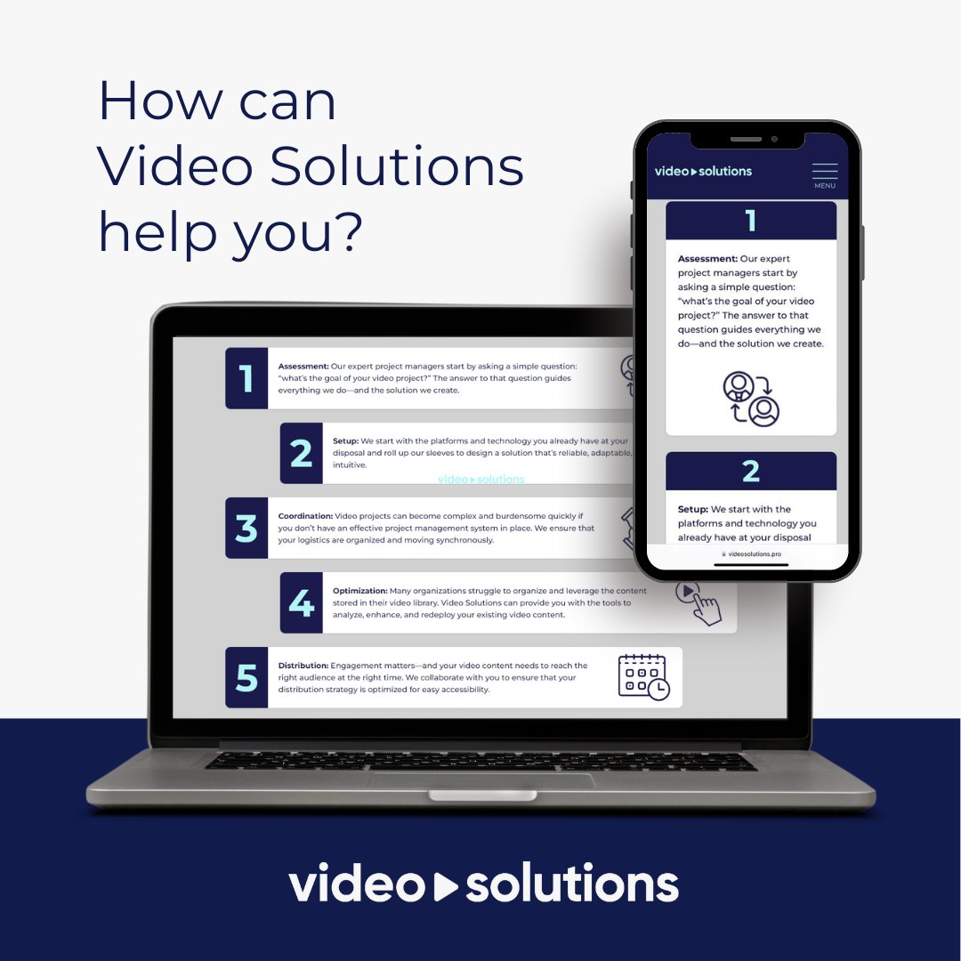 vidsolutionspro's tweet image. Our Video Solutions team specializes in capturing, optimizing, distributing, and managing content. We make video easy, period. 

Visit bit.ly/3O1g9EA to learn more about the future of event content management.