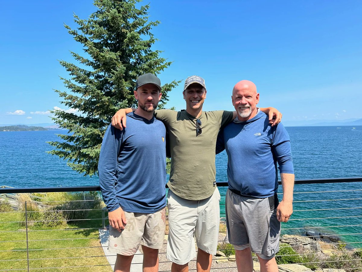 Three crime writers and a view.