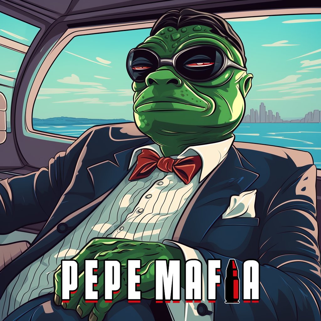 PEPEmafiaERC20's tweet photo. The #PEPE #MAFIA: where danger meets dominance. We're the kings and queens of the #DeFi jungle, ruling with #Memes as our weapons. Challenge us, and you'll soon realize why we're the most feared collective in the #blockchain. 👑🔥

☠️ TG : https://t.co/OI6t6m2u5F
#ETH #Uniswap https://t.co/hBgocaqCwt