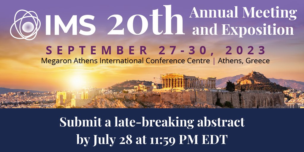 Myeloma_Society's tweet photo. The late-breaking abstract submission portal is now open! ๐ Don't miss out on the chance to showcase your work at #IMS23! ๐ Get all the info you need and submit your abstracts by July 28: https://t.co/I17lFjLwur ๐ #myeloma #abstracts #submissiontime #IMS23 https://t.co/Jt8HO9Vo4T