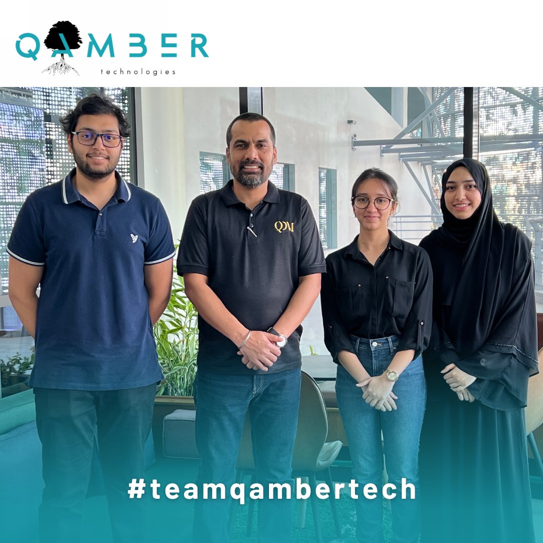 Excited to welcome our new group of talented Sales interns to our team at Qamber Technologies WLL

Maryam Farooq Quadir, Ali Quadir, and Parthvi Gohil - we can’t wait to see what you accomplish and learn during your time here!

#qambertech #teamqambertech #bahrain