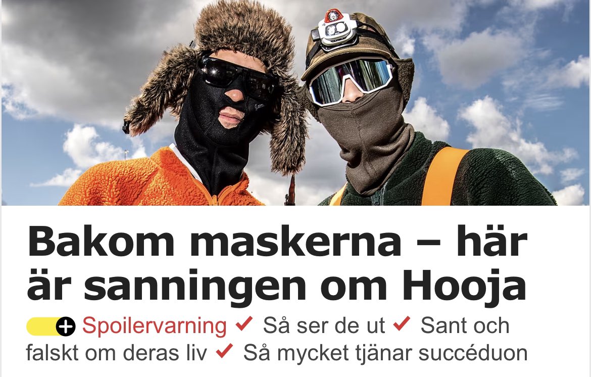 Undrar om Aftonbladets "avmaskering" av Hooja och Mårdis blir nästa stora kulturbråk