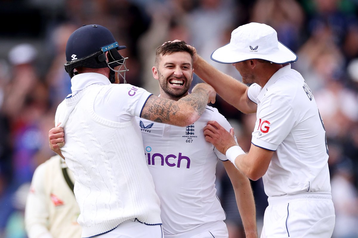 Umpire_View's tweet photo. 23 wickets last 5 matches in Test cricket 😍😍🔥🔥🔥

He missed the 1st two matches of the ashes 2023 😮😮🤩

#Markwood #Ashes2023
#ASHES #TheAshes2023 #ENGvsAUS https://t.co/FchhgSl542
