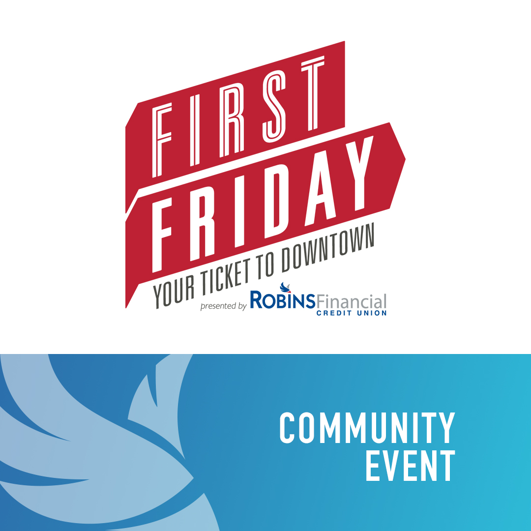 RobinsFCU's tweet photo. Join us tomorrow for First Friday in Downtown Macon! Check out @newtownmacon for event activities and information. https://t.co/Yhchtmm3UL