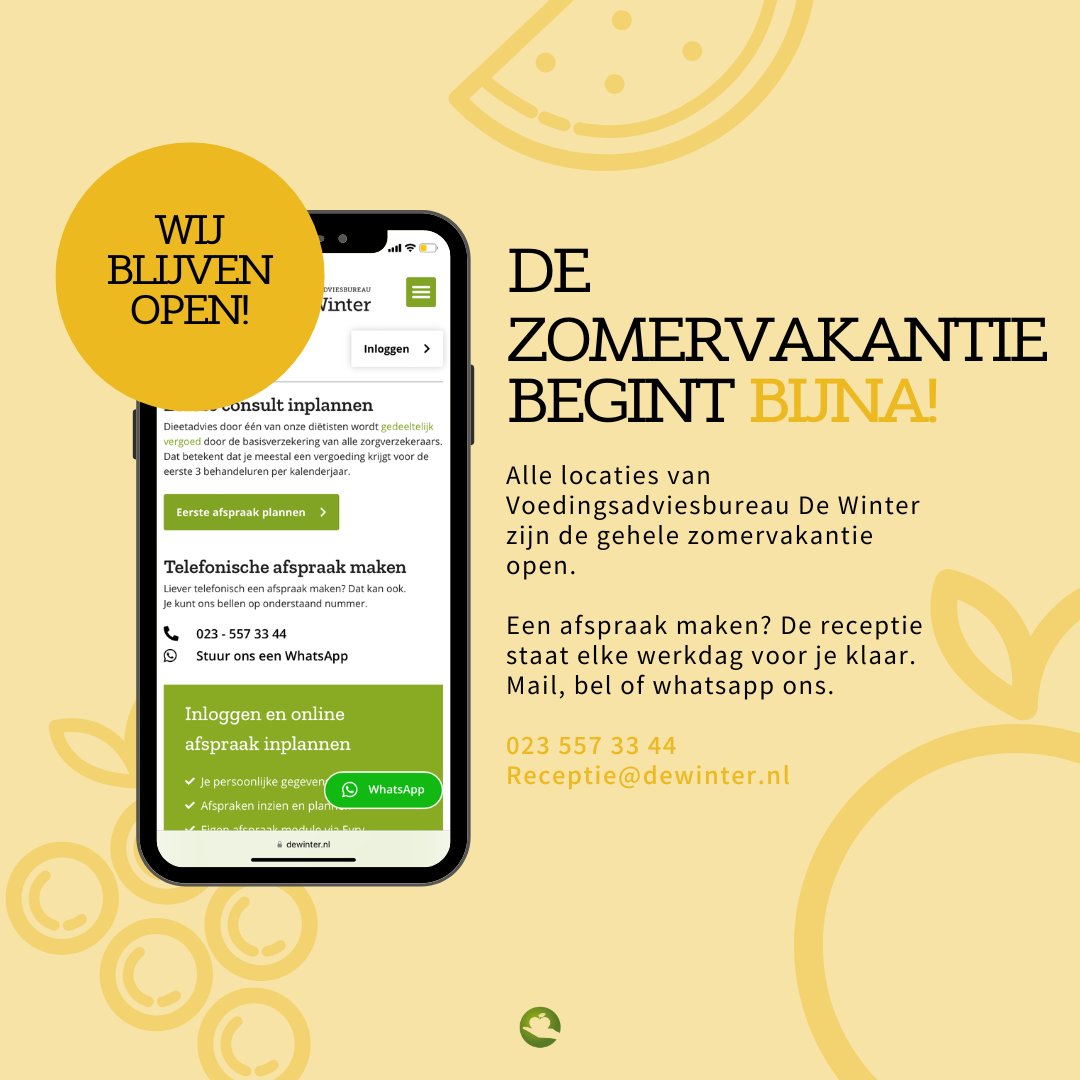 Voedingsadviesbureau De Winter tweet media