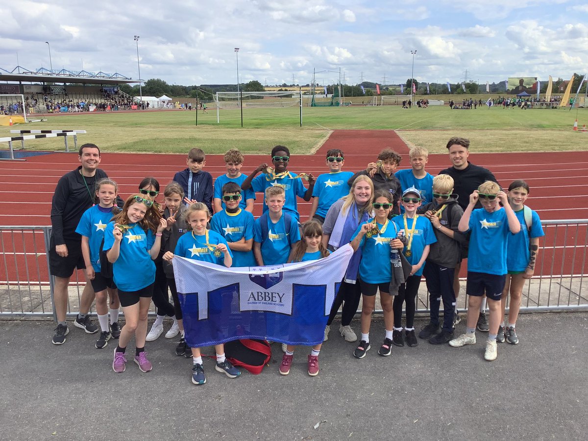 #DRETSummerCup 2nd place for the abbey on track and field !🏆🥈