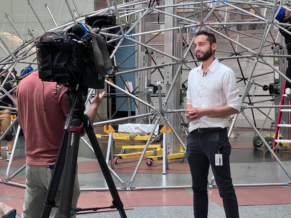 Weatherbreak and I might be on the local news this week!!

#americanhistory #NMAH #geodesicdome #weatherbreak