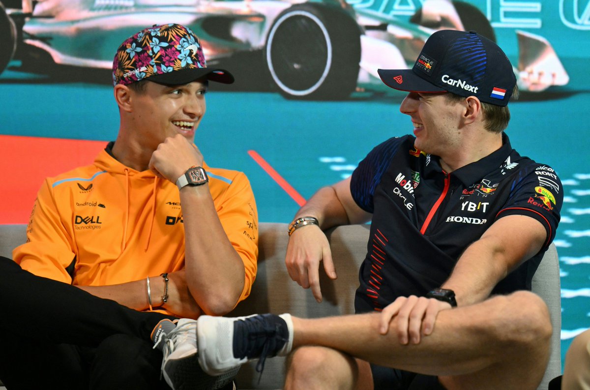 sophiahobbs_'s tweet photo. Max on Lando being his best mate on the grid:

“He’s a great driver but he’s also a great person. A great human being as well.” [TalkSport] 🥺 https://t.co/S7RAwTDO8K