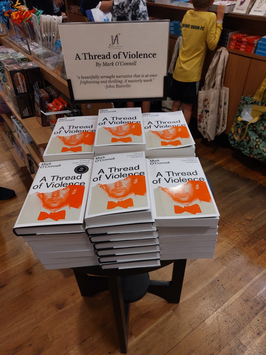 GillHessLtd's tweet photo. #AThreadOfViolence @mrkocnnll #Number1 @Hodges_Figgis @GrantaBooks https://t.co/lh9OCmyI9r