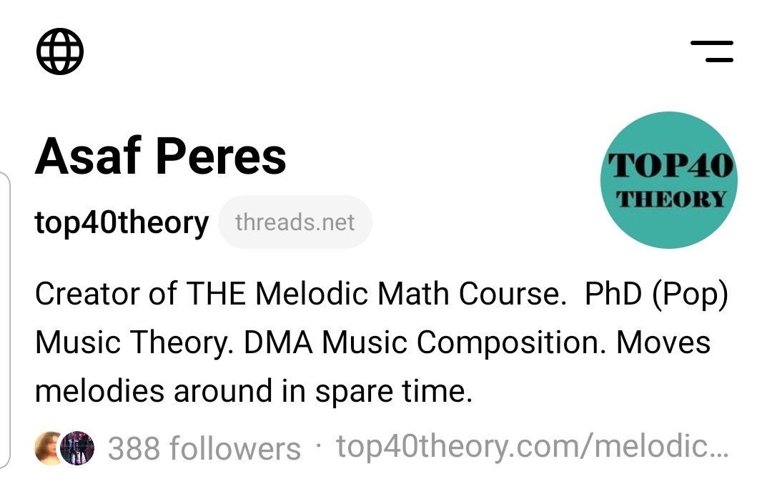 Top40 Theory (Asaf Peres) tweet media