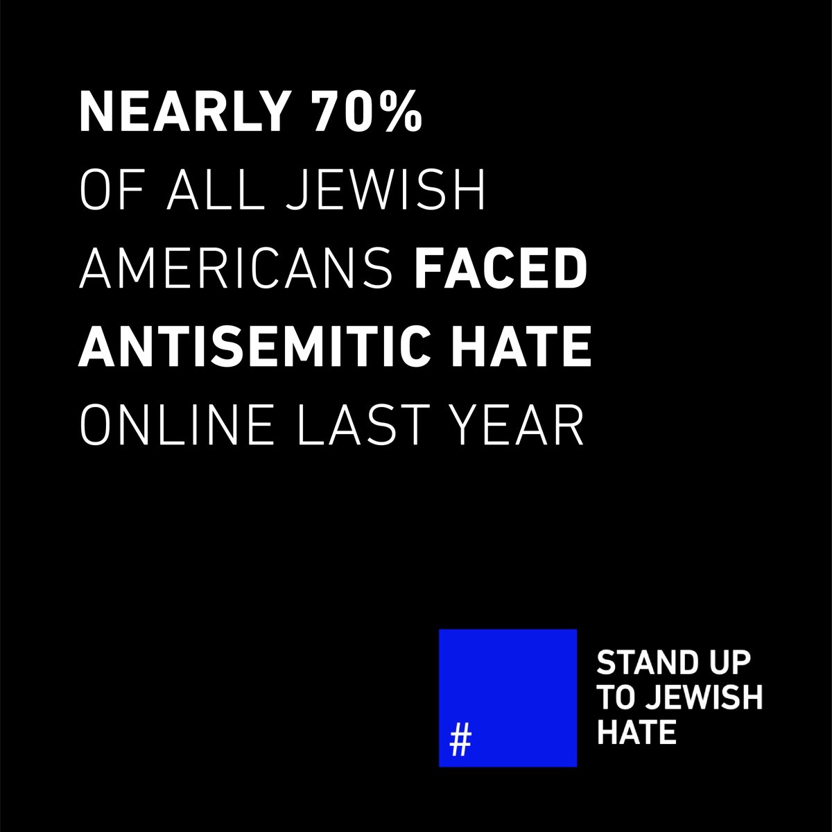 It’s time we address how antisemitism is present and growing today. Show your support today: bit.ly/allyjcrc and 🟦 #StandUpToJewishHate