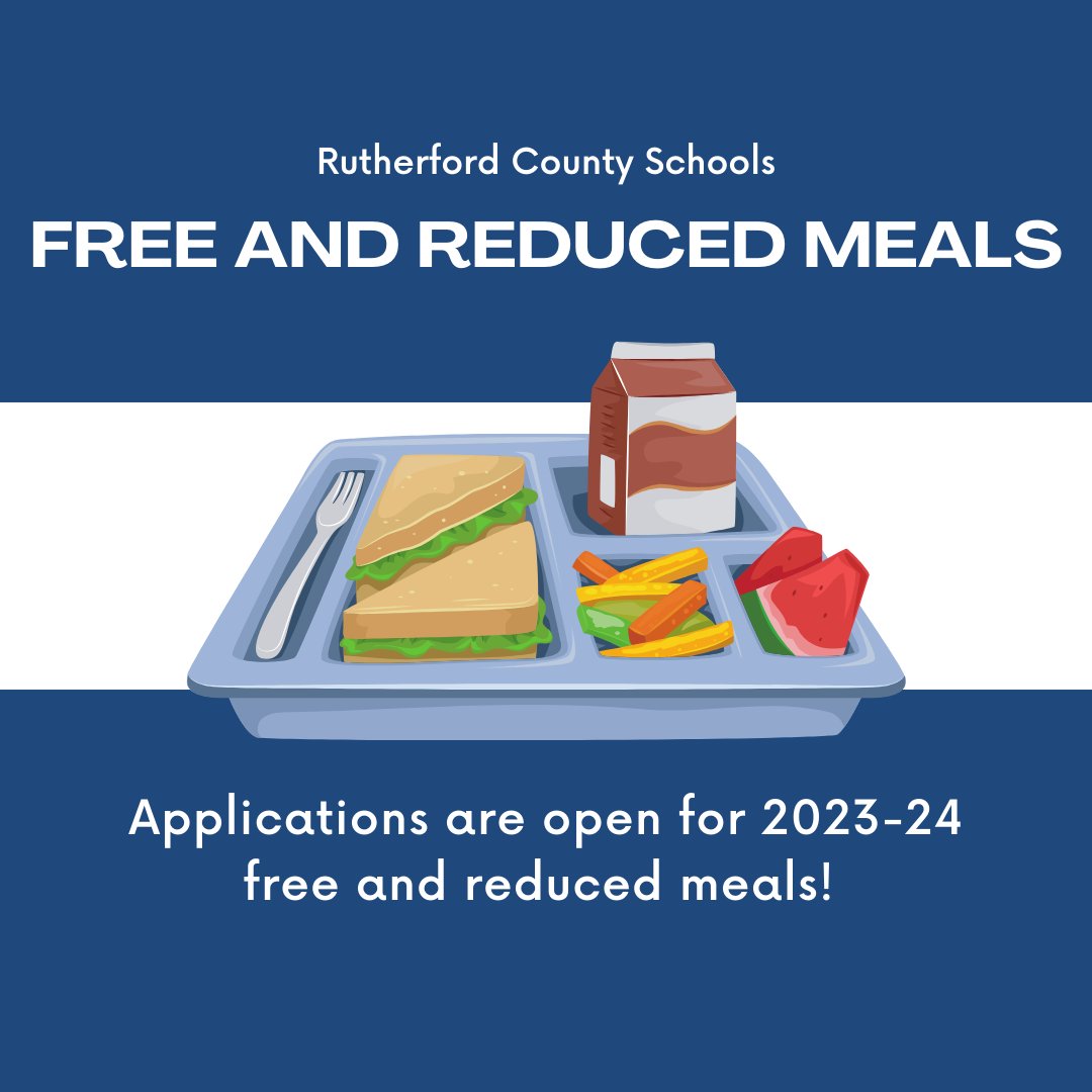 Applications are now open for free and reduced meals! As a reminder, you must apply again this year even if you were approved last year. All families are encouraged to apply.

Please visit:
frmeals.rcschools.net