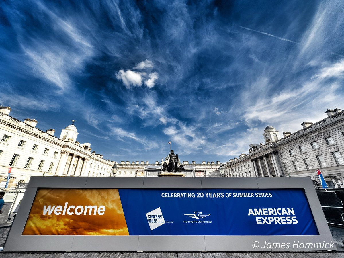 Back at <a href="/SomersetHouse/">Somerset House</a> for my 125th gig in this wonderful venue for #outdoormusic