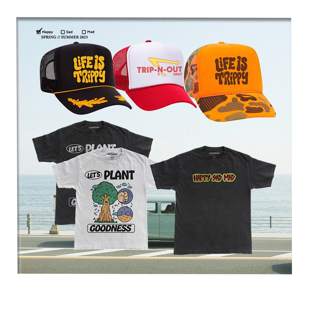 Our clothing is like a time machine, except it doesn't actually travel through time. But it will make you feel like you're back in the 90s, and that's pretty rad, right?