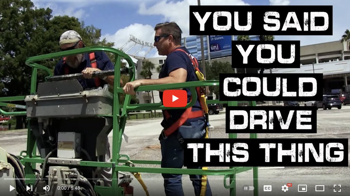 🚨NEW EPISODE ALERT!🚨

JUST PUBLISHED: In the latest episode of the <a href="/Media1WrapThis/">Media 1 / Wrap This | Ⓜ️1️⃣🇼🇹</a> YouTube show, JT and Saul head up 135 feet in a telescopic boom lift to do some maintenance work on the gigantic Camping World Stadium signs we installed six years ago:

👉youtube.com/watch?v=3j_Isr…