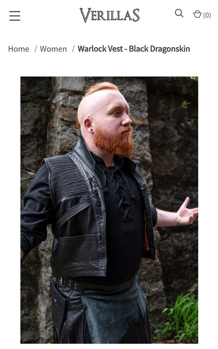 RyuoftheMyst's tweet image. I'll never be able to afford anything from Verillas, but I have loved their stuff for YEARS.
NOW, whom do I know that likes to wear #vests, AND is likely able to afford this?
If you know, share it! Inform the world!!