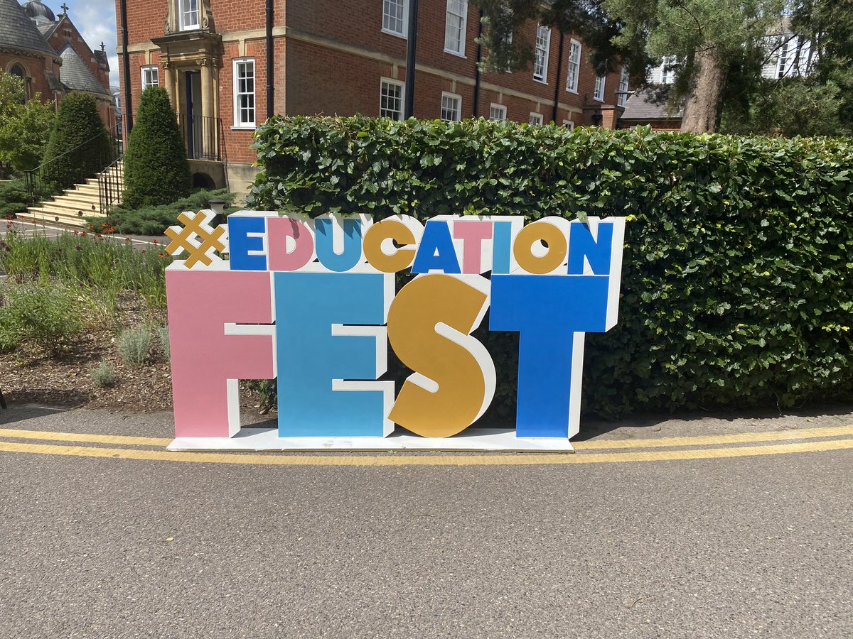 Brilliant day at #EducationFest. <a href="/eddieizzard/">Eddie Izzard</a> was wonderful, <a href="/EelesNatasha/">Natasha Eeles</a> was just brilliant, such a thought provoking talk on misogyny in the classroom. It was lovely to meet <a href="/DrCatherineLee/">Professor Catherine Lee MBE</a> who gave a fascinating talk on her experience teaching during #section28 Great# day!