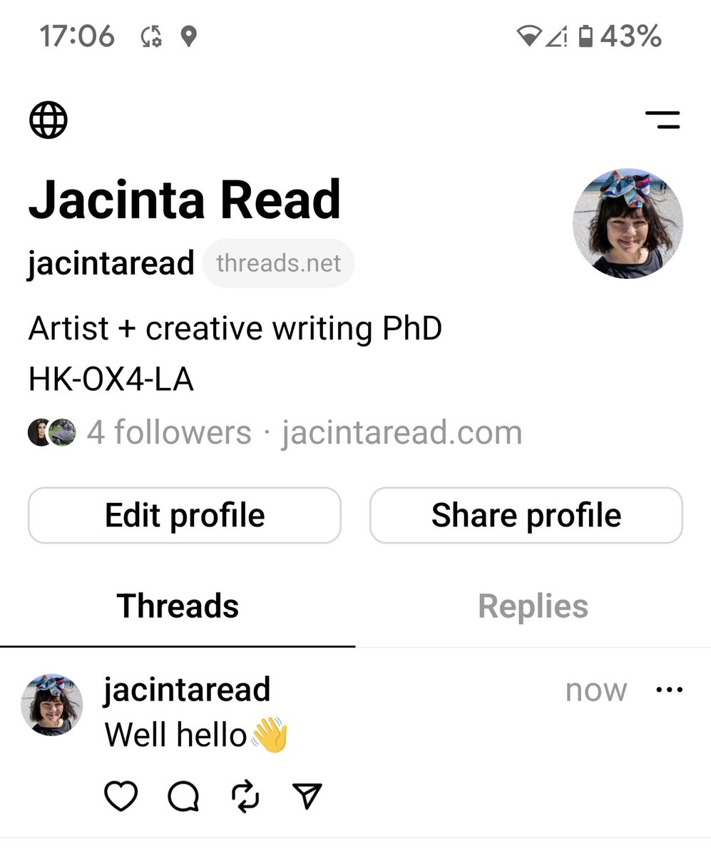 jacintaread's tweet photo. I have followed the cool kids out the door. See you on the other side ✌️ https://t.co/XvmeerQzKz