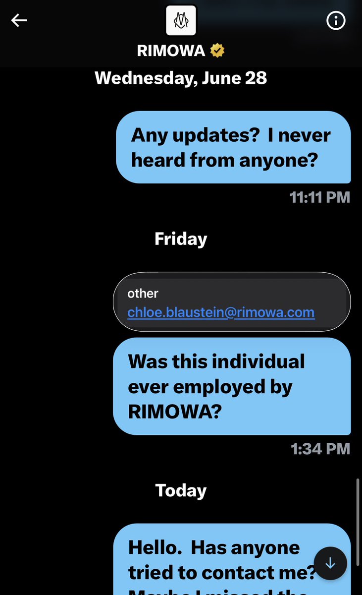 RUGGED BY RIMOWA. 
2 years and still going. You sent two DMs in one day a couple hours apart and then went radio silence…🤡🎪