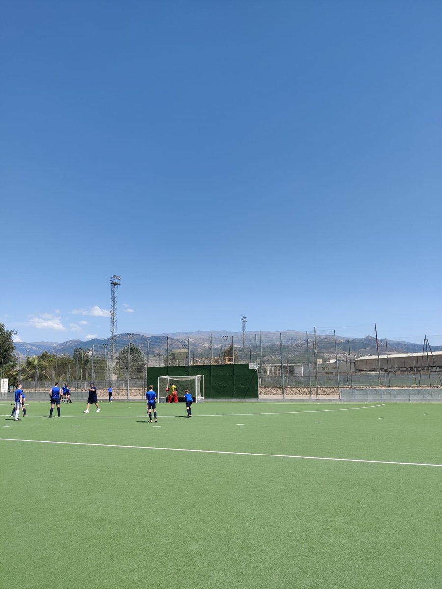 17U16's tweet photo. Just finished our last training session in Spain. First pool game is Friday 7 July 8pm Vs Spain @hockey_u16 
@Kelburne1969
@UddyHockey 
@Western1898
@InverleithHC 
@WatsonianHockey
@cala_hockey
@CarnegieHockey 
@grovemenziesh 
#brave https://t.co/dm2oIoLPoD