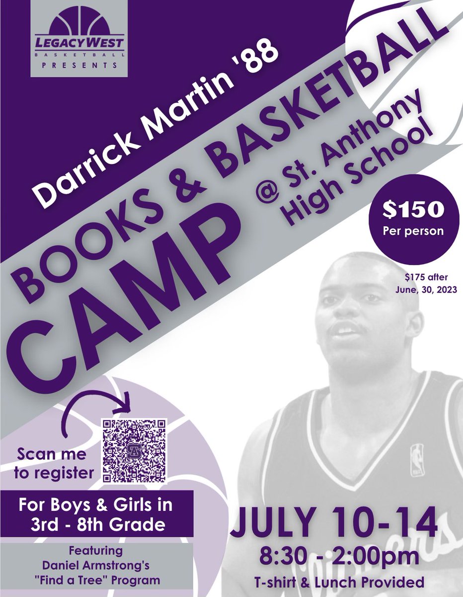Don’t miss out. Camp starts next week. When you sign up use code Martin15 to get a $25 discount. See you soon