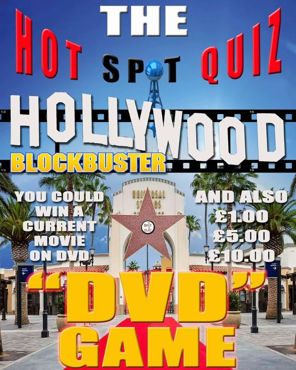HotSpotQuiz's tweet image. THURSDAY is @TheUrmston @HotSpotQuiz from @HSQAcademy Pwd by @SpeedQuizzing
With more #Conundrums &amp;amp; #Dingbats
STARTS at 8pm
#UrmstonQuiz #PubQuiz #SpeedQuizzing #PYCR
The Play Your Cards Right Jackpot is £445 ♥️♠️♦️♣️
Endorsed by
👉 @YourUrmston 🔄
👉 @TransamTv 📡
#hotspotquiz
