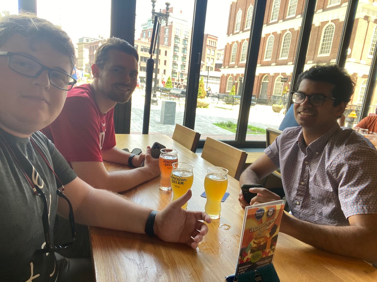 GetawayDayPod's tweet photo. Getaway Day does Boston!
First of two #RedSox games at Fenway tonight, but first gotta hit Dunkin’ and Sam Adams during our Freedom Trail walk. #LetFreedomRing #GetawayWeek https://t.co/A8HPMhf4GB