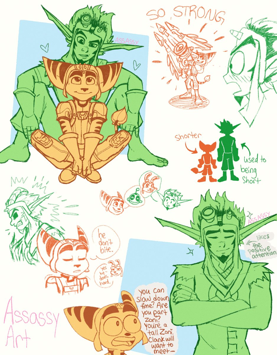 assassyart's tweet photo. Sony tried to make them rivals because they knew they'd be too powerful as friends.
#RatchetAndClank #JakAndDaxter https://t.co/xn8gXEFnNu