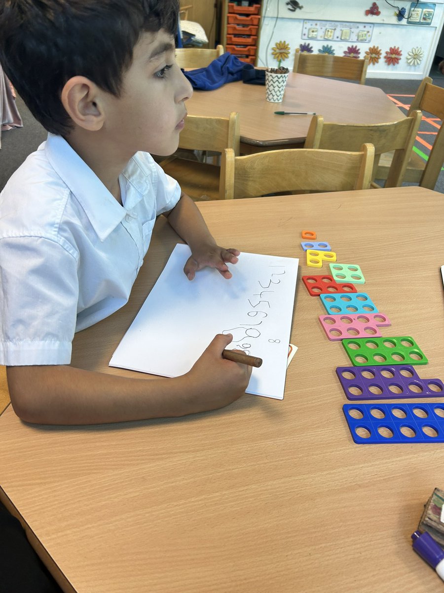 AlderclassEYFS2's tweet photo. Practising ordering numbers has been so fun this week! 🧮 https://t.co/Hhx4vIKrKg
