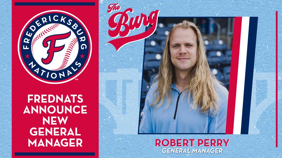 The FredNats are thrilled to announce Robbie Perry as the new General Manager of the club! 🤩 Perry was promoted to Interim GM after the departure of Nick Hall in early May, but will now move forward leading the day-to-day business operations. Details: bit.ly/PerryFredNatsGM