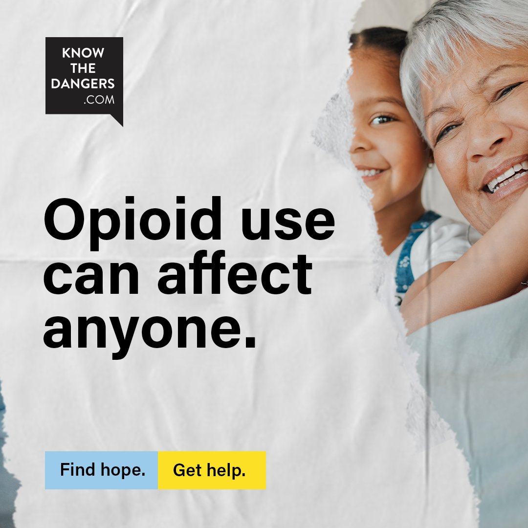 KnowtheDangers's tweet photo. Everyone knows someone who has been impacted by opioid addiction or fentanyl poisoning making it crucial to be well-informed.  Opioid use disorder can affect anyone. Find helpful resources at https://t.co/syM2spg68b https://t.co/aO2U4FYOrZ