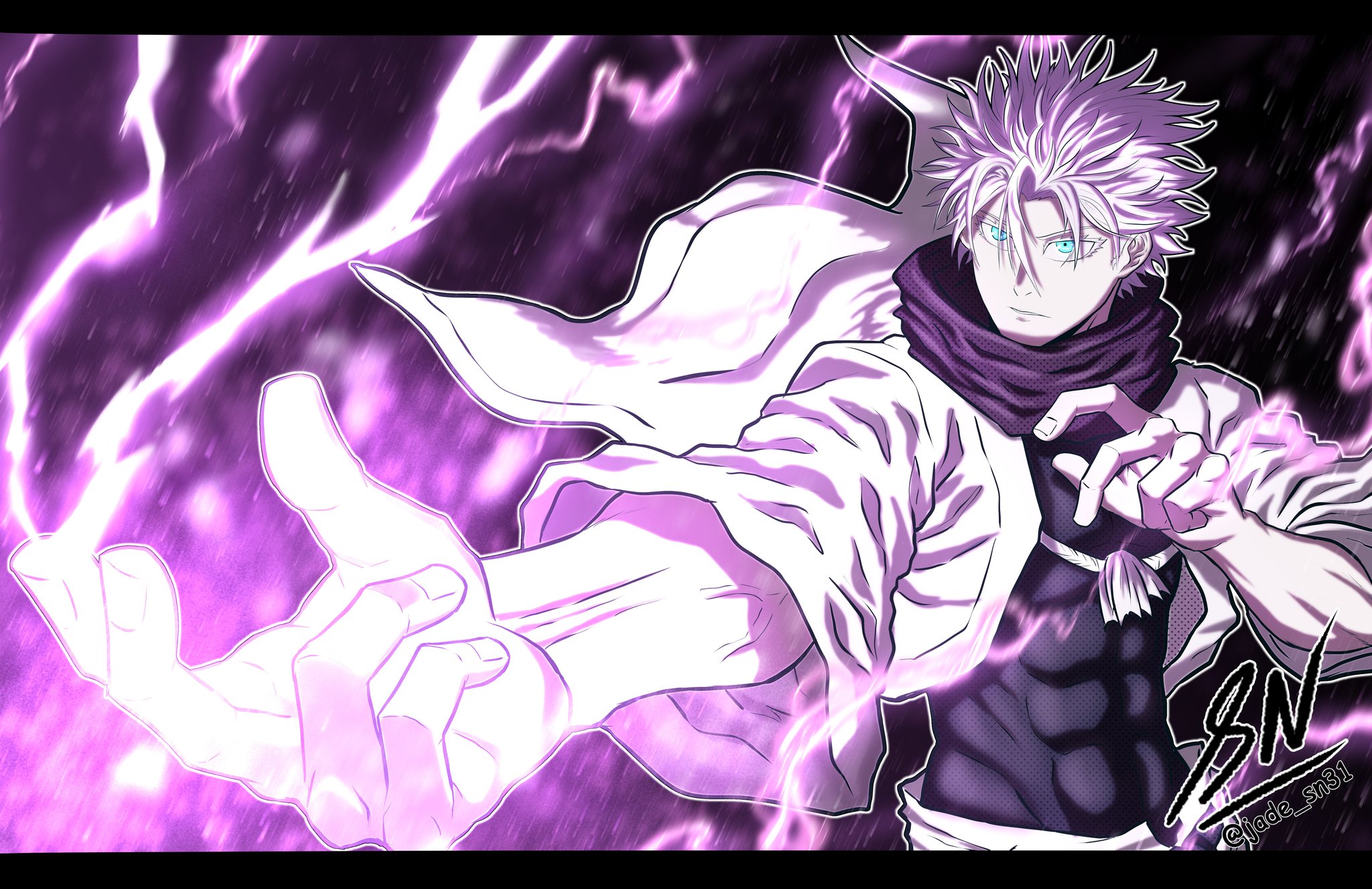 satoru gojo, jujutsu kaisen, 呪術廻戦, 4k, pc, HD Wallpaper