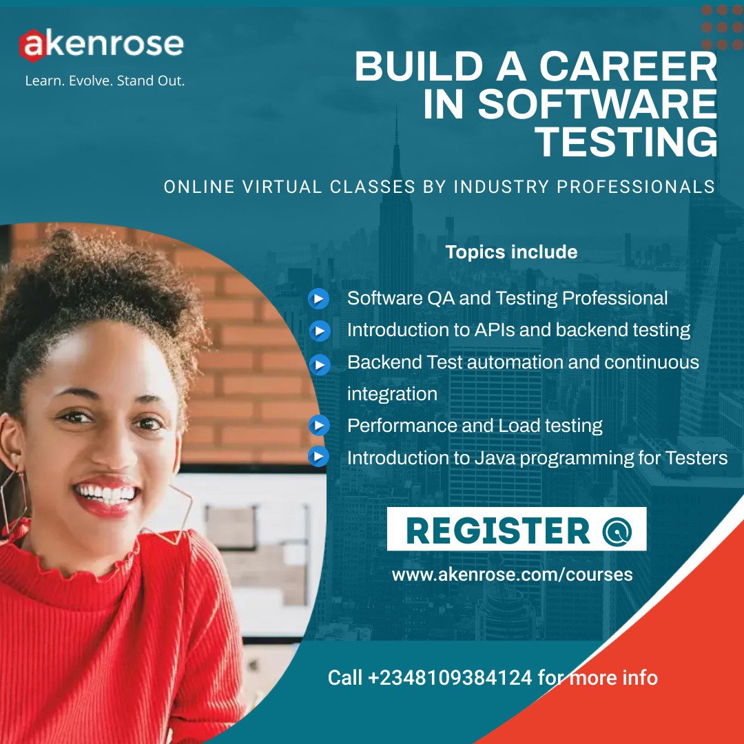 Join the Backend test automation and continuous integration session this July! Visit akenrose.com for more info or DM. #Threads #TestAutomation