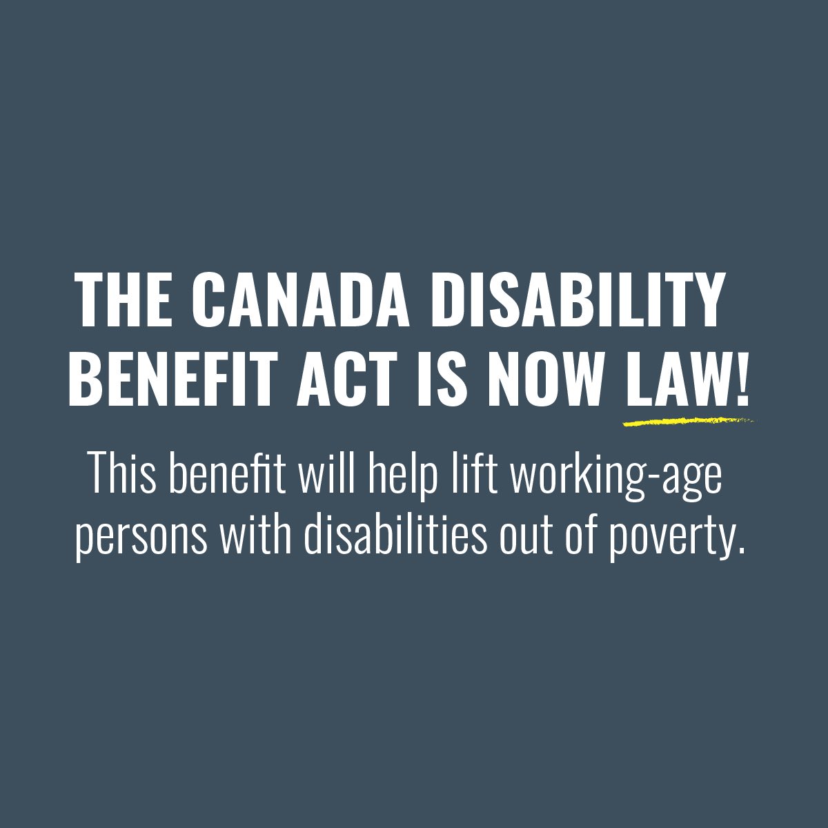 j_maloney's tweet photo. Weβre all blessed to know individuals with special abilities.
Iβm incredibly proud that @CQualtroβs Canada Disability Benefit is now law. Soon working-age π¨π¦βs with disabilities will receive this new support & countless individuals will be lifted from poverty. #CDB #CDNPOLI https://t.co/RECUOQCQbD