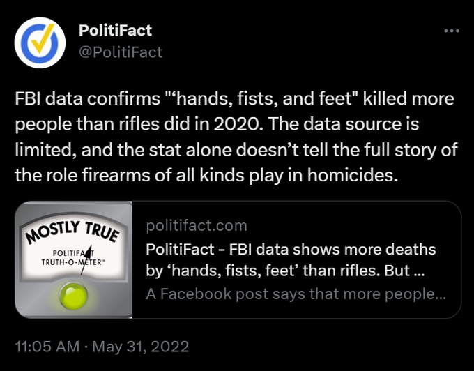 Eddies_X's tweet photo. @VP FYI Trolls: Mostly true for leftist PolitiFact = 100% True https://t.co/tu8wN0948W