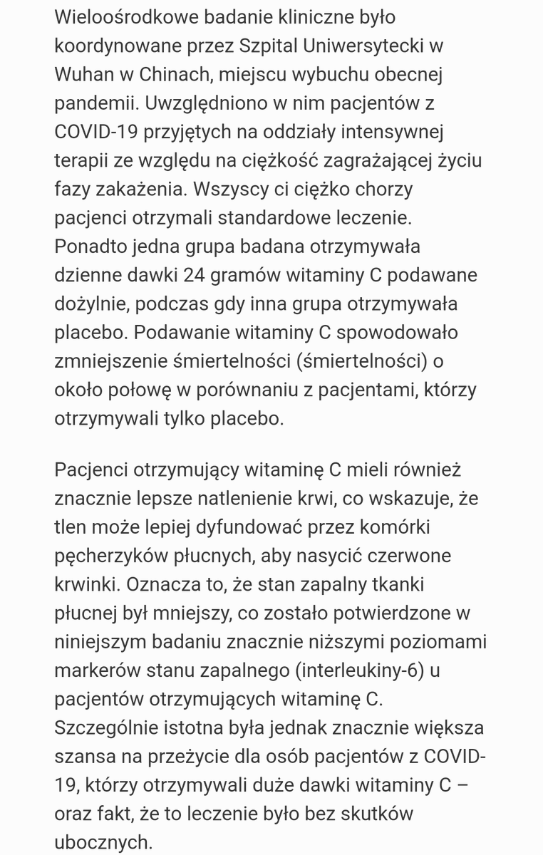 pamiechomeblog's tweet photo. Dowody kliniczne wskazują, że duże dawki dożylnej witaminy C znacznie zmniejszają śmiertelność z powodu COVID-19. Przemysł farmaceutyczny i jego interesariusze są jedynymi beneficjentami zatajenia tych informacji.
#witaminaC https://t.co/EtLbSlyk7F