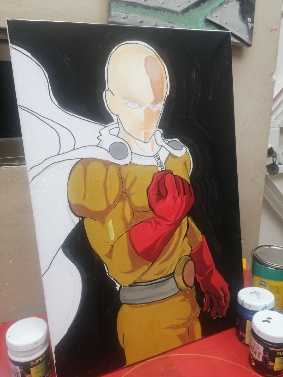 PiT_RiV's tweet photo. Va quedando divino jajajaja #nosedibujar #nosepintar #onepunchman https://t.co/vd6rqkjNSR