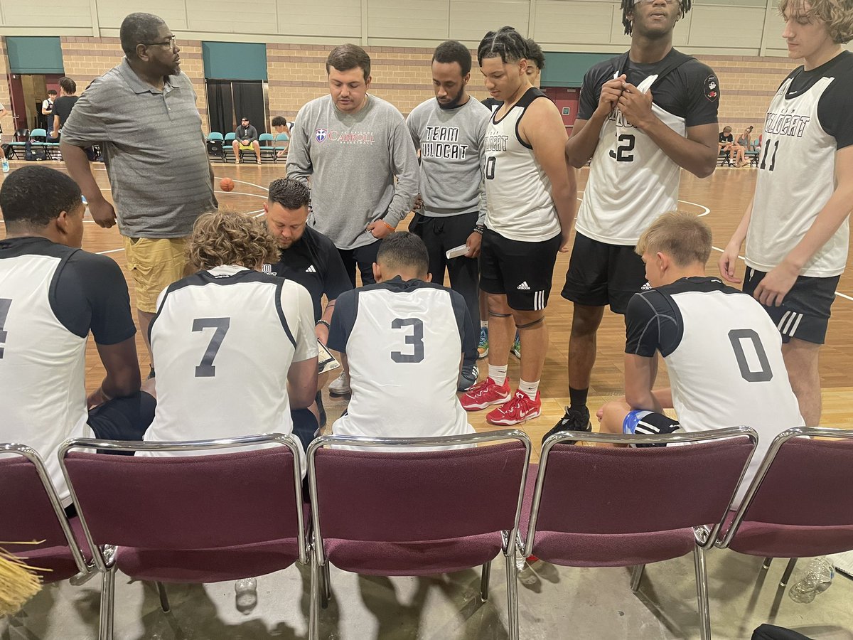 15’s improve to 2-0 here in Atlantic City, NJ with a DOMINANT 65-27 win over Jersey Force HGSL ‼️

Huber Heights Wayne (OH) 2026 Zay Thompson (<a href="/ZayZay3443/">Isaiah Thompson</a>) explodes for 25 ‼️🔥📈
