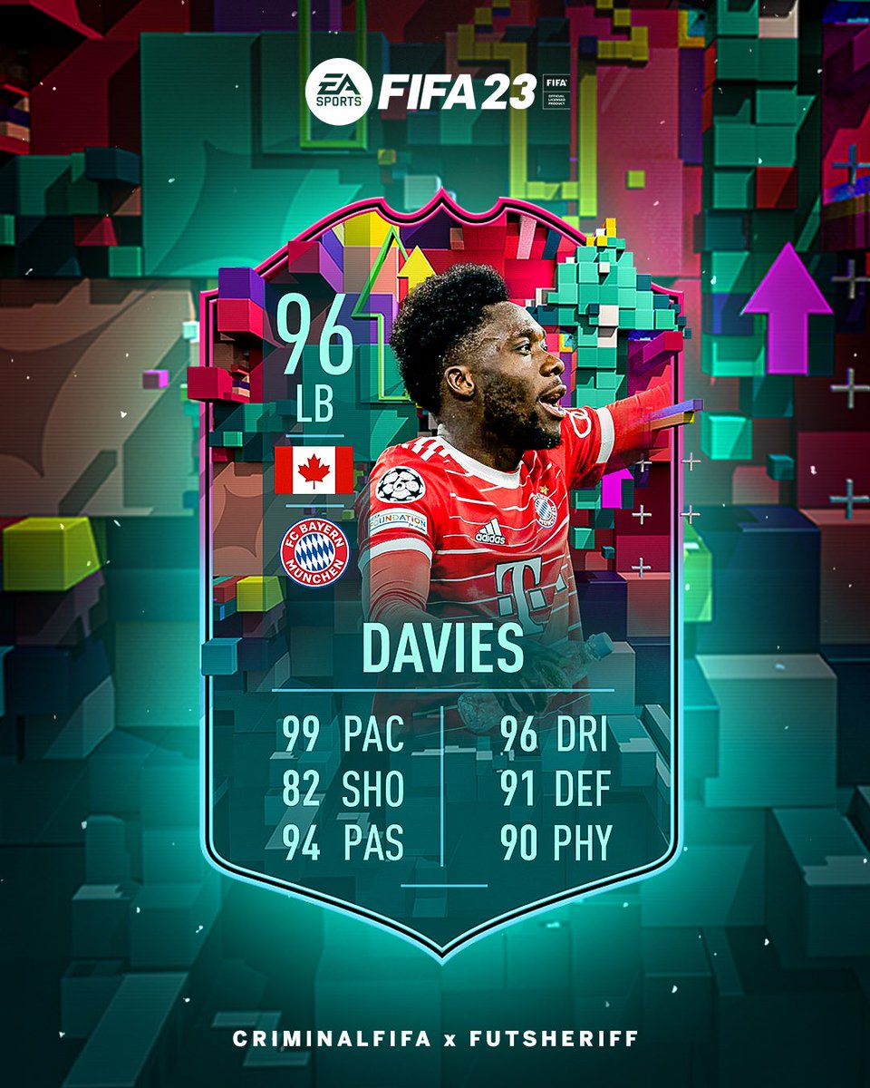 FutSheriff's tweet photo. 🚨Davies🇨🇦 is coming as LEVEL UP card!

Stats are prediction 

Make sure to follow @FutSheriff and @Criminal__x for more!
#fifa23 https://t.co/oIBsy3ztS8