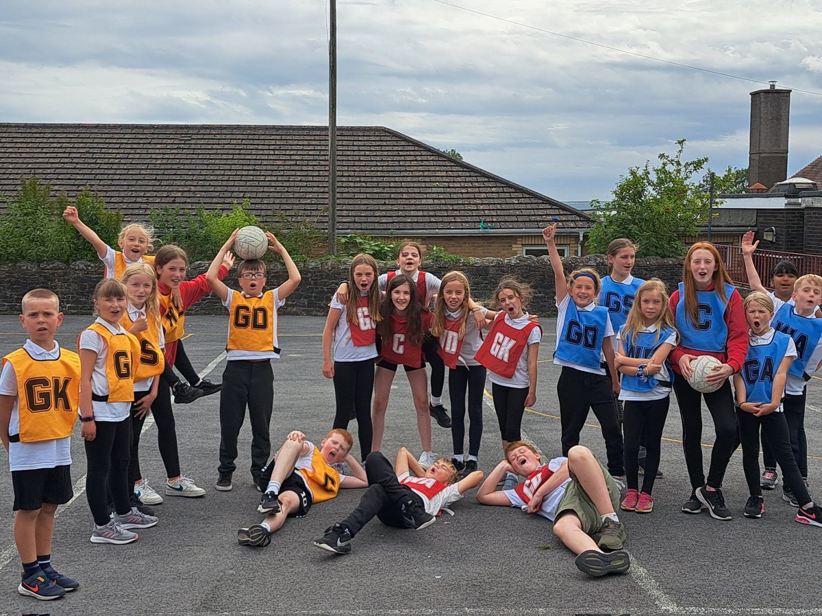 crwysprimary's tweet photo. What a fun-filled mini tournament to end this years netball training. 
It was also time to say goodbye to our Year 6s, most of whom have been coming since the start of Year 3. Amazing dedication and a pleasure to coach.  Please come back and visit us next year! https://t.co/XxMHZSbawy